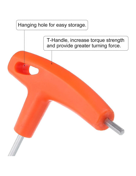 Llave Hexagonal T-HANDLE HARFINGTON 4mm Brazo Largo