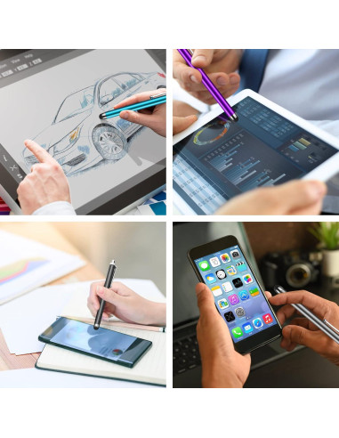 Bolígrafos Stylus Universales SLKIJDHFB - Paquete de 30 Colores