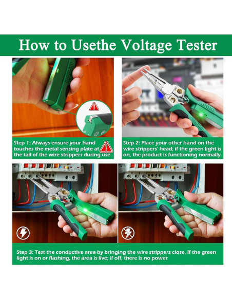 Destripador de Cables 8 en 1 Genérico con Probador de Voltaje