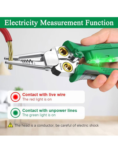 Destripador de Cables 8 en 1 Genérico con Probador de Voltaje