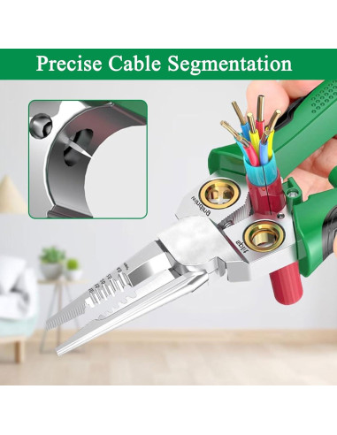 Destripador de Cables 8 en 1 Genérico con Probador de Voltaje