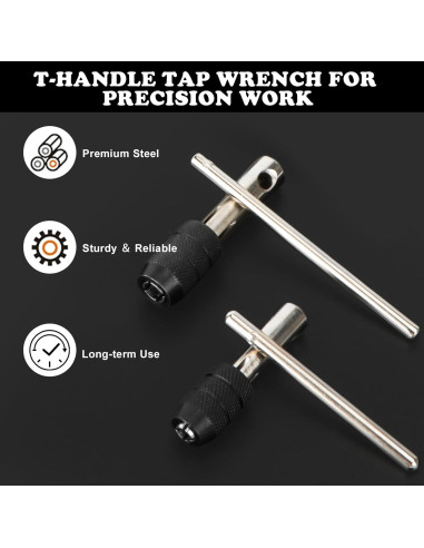 Juego de Machos Métricos 10 Pcs OFNMY M3 a M12 con Llaves