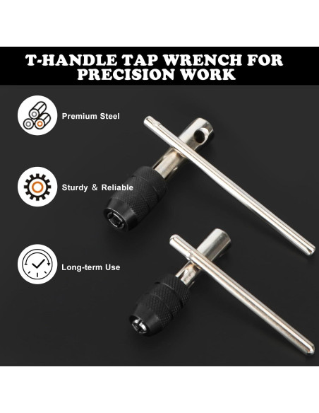 Juego de Machos Métricos 10 Pcs OFNMY M3 a M12 con Llaves