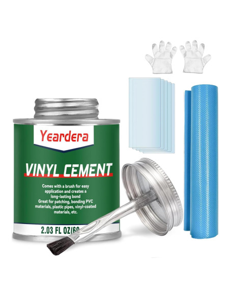 Cemento de Vinilo Yeardera 57.5g - Pegamento Impermeable para PVC