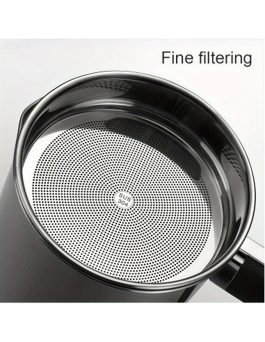 Contenedor de Grasa de Tocino Komost 1.3L Acero Inoxidable Rojo