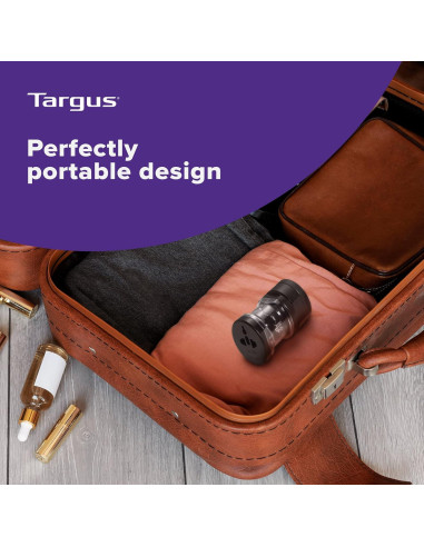 Adaptador de Viaje Universal Targus APK01AP-52, 145g, Negro