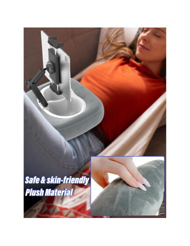 Soporte de Almohada para Tableta LYFICCS 360 Ajustable Gris