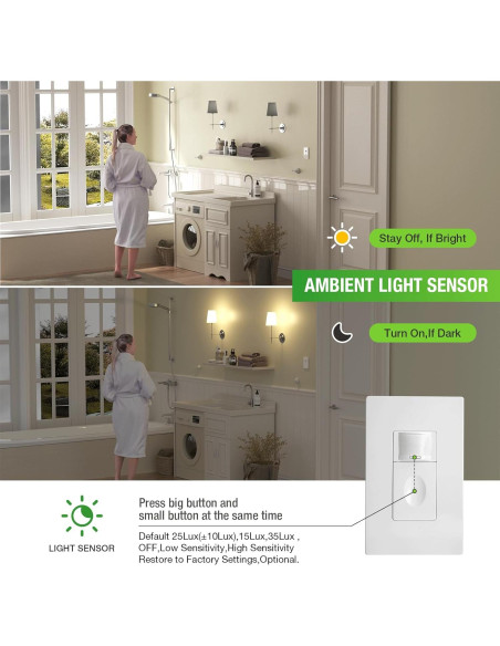 Interruptor de Luz con Sensor de Movimiento RAYZEEK RZ020 10A