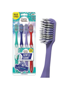 Cepillo de Dientes GuruNanda Gentle Giant con Cerdas Espirales