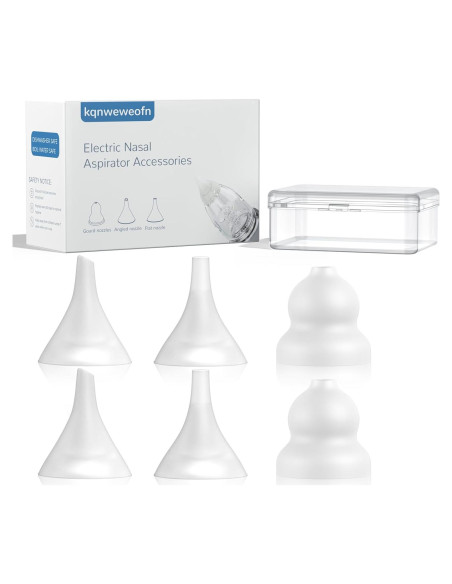 6 Puntas de Silicona para Aspirador Nasal Bebés Gourd