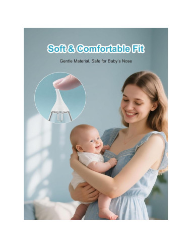 6 Puntas de Silicona para Aspirador Nasal Bebés Gourd