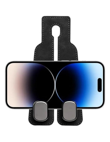 Ganchos para bolso de coche QCGK-11217 - Soporte negro 2 unidades