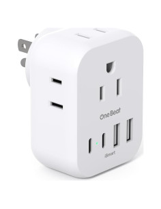 Extensor de Enchufe One Beat 4 Enchufes 4 USB Cruceros