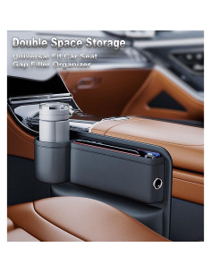 Organizador de Espacio entre Asientos Rainyanunite - Blanco, Lado Conductor 2