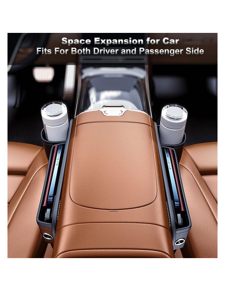 Organizador de Espacio entre Asientos Rainyanunite - Blanco, Lado Conductor