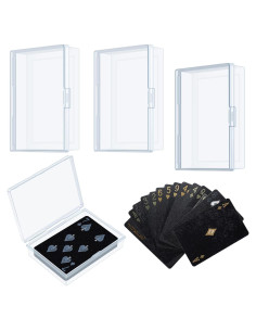 Estuche de Cartas Jetec - 3 Piezas Plástico Transparente