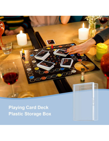 Estuche de Cartas Jetec - 3 Piezas Plástico Transparente