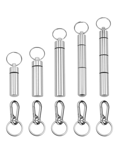 Juego de 10 Estuches para Pastillas Vocect con Llaveros