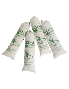 Sachet de Cedro Aromático Cedar Essence - 4 Piezas 20.32x6.35 cm
