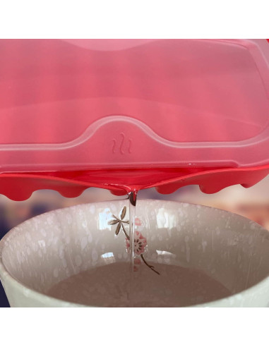 Bandeja para Bacon en Microondas Newkaijian con Tapa Antisalpicaduras