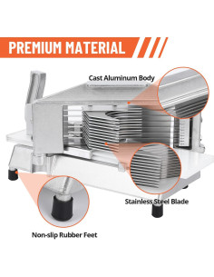 Cortador de Tomates Towallmark 3/8" Alta Resistencia Manual 2
