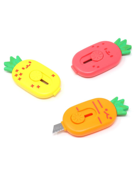 Cuchillos Utilitarios Mini Honbay 3PCS Fruta Piña Fresa Zanahoria