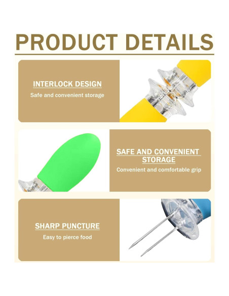 Juego de 10 Sujetadores para Mazorcas de Maíz CCDANSIYUCR