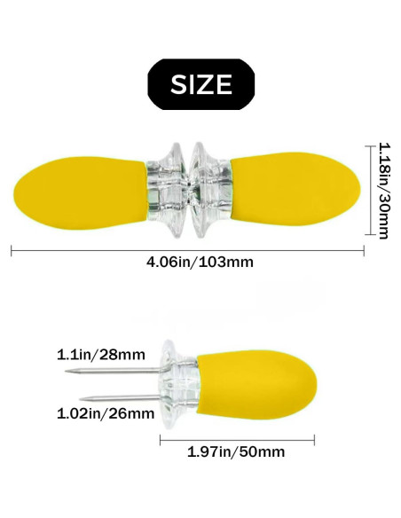 Juego de 10 Sujetadores para Mazorcas de Maíz CCDANSIYUCR