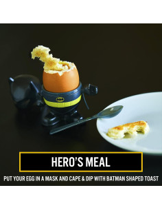 Juego de desayuno Batman Paladone - Taza, cuchara y cortador 2