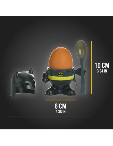 Juego de desayuno Batman Paladone - Taza, cuchara y cortador