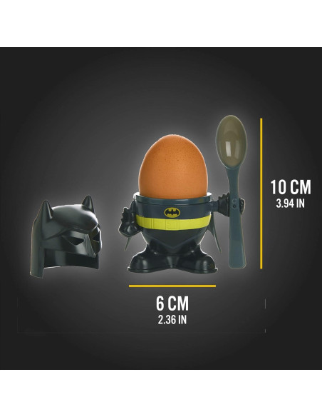 Juego de desayuno Batman Paladone - Taza, cuchara y cortador