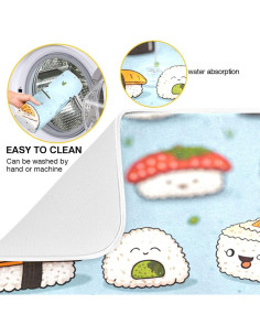 Tapete de Secado Kigai 16x45 cm Microfibra Antideslizante 2