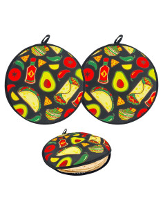 Paquete de 2 Calentadores de Tortillas Giococo 30x30 cm Aislantes