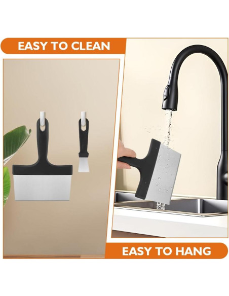 Raspador de Parrilla de Acero Inoxidable RVXlRDN - 2 Piezas