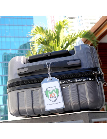 Paquete de 5 Etiquetas de Equipaje Rígidas Specialist ID 15.24 cm