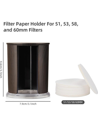 Soporte para Filtros de Café Bincoo - Almacenamiento 200-400 filtros