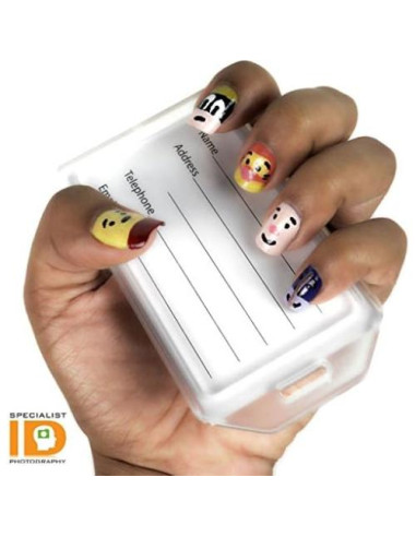 Paquete de 5 Etiquetas de Equipaje Rígidas Specialist ID 15.24 cm