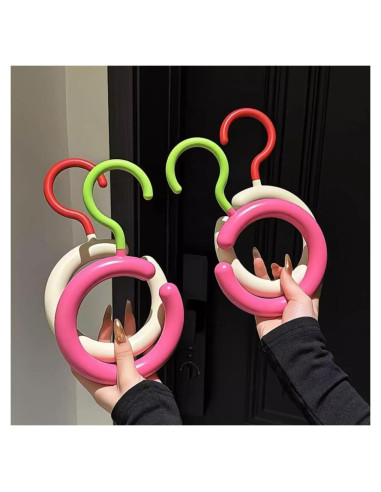 Organizador de Ganchos Rotativos MIXNEX 3 Pcs Coloridos 360