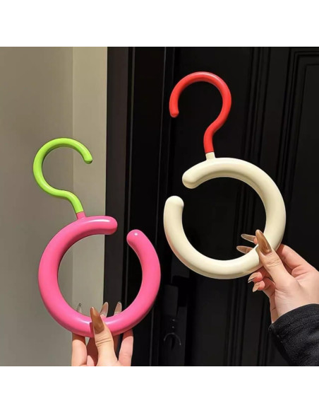 Organizador de Ganchos Rotativos MIXNEX 3 Pcs Coloridos 360