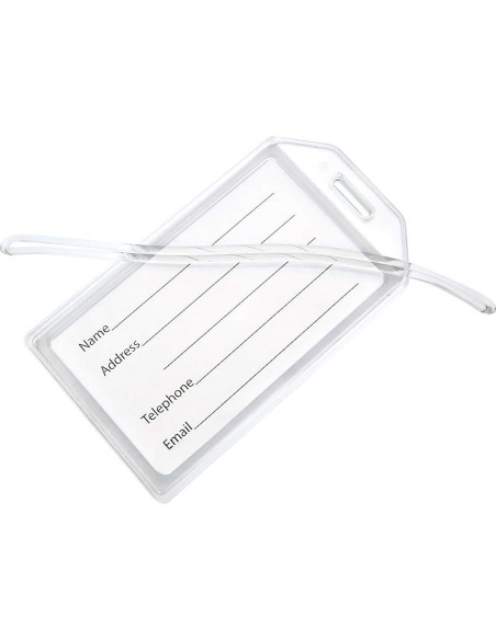 Paquete de 5 Etiquetas de Equipaje Rígidas Specialist ID 15.24 cm