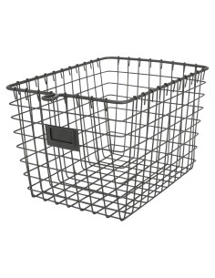 Cesta de Almacenamiento Pequeña Spectrum Gris Industrial 34.9x24.8x20.3 cm