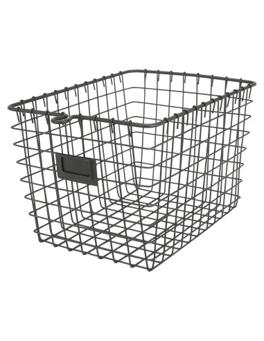Cesta de Almacenamiento Pequeña Spectrum Gris Industrial 34.9x24.8x20.3 cm