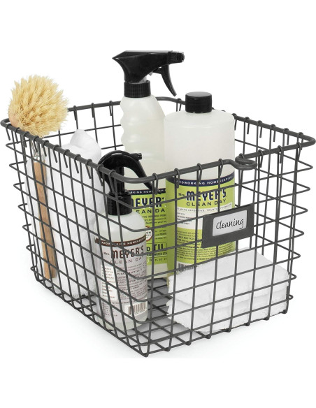 Cesta de Almacenamiento Pequeña Spectrum Gris Industrial 34.9x24.8x20.3 cm