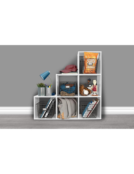 Cesta de Almacenamiento Pequeña Spectrum Gris Industrial 34.9x24.8x20.3 cm