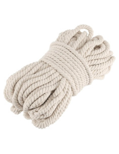 Cuerda de Algodón Trenzada SHEUTSAN 1.3 cm x 50 m Natural