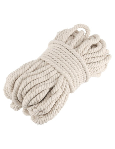 Cuerda de Algodón Trenzada SHEUTSAN 1.3 cm x 50 m Natural