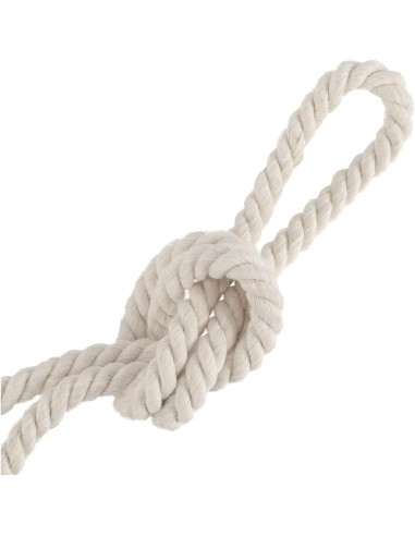 Cuerda de Algodón Trenzada SHEUTSAN 1.3 cm x 50 m Natural