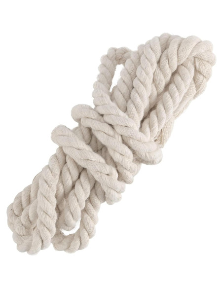 Cuerda de Algodón Trenzada SHEUTSAN 1.3 cm x 50 m Natural