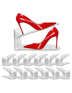 Organizador de Zapatos Transparente WY - Paquete de 12 Unidades