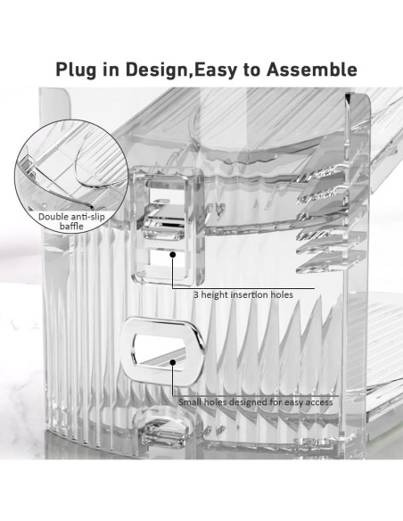 Organizador de Zapatos Transparente WY - Paquete de 12 Unidades
